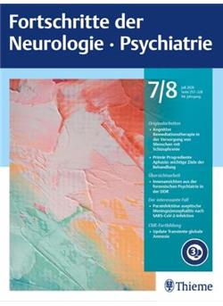 Fortschritte der Neurologie - Psychiatrie Cover
