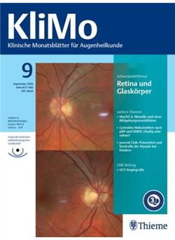 Klinische Monatsblätter für Augenheilkunde Cover