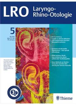 Laryngo Rhino Otologie - LRO Cover