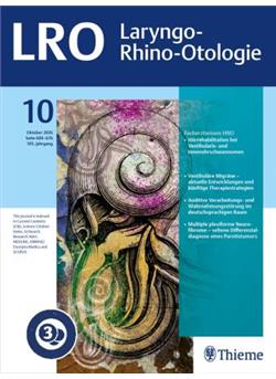 Laryngo Rhino Otologie - LRO Cover