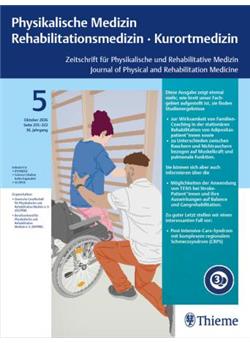 Physikalische Medizin Cover