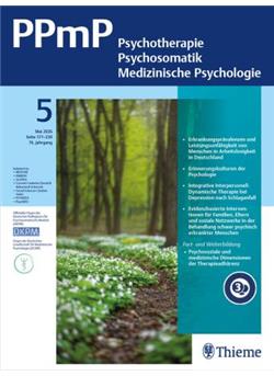 Psychotherapie, Psychosomatik, Med. Psychologie Cover