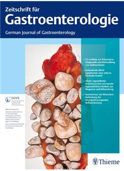 Zeitschrift für Gastroenterologie - Institutionen E-Paper Cover