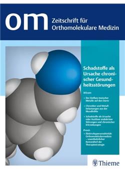 Zeitschrift für Orthomolekulare Medizin - OM - Institutionen E-Paper Cover