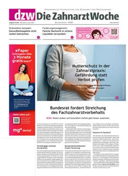 Die ZahnarztWoche - dzw Cover
