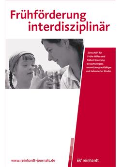 Frühförderung interdisziplinär Cover