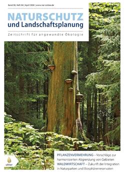 Naturschutz und Landschaftsplanung Cover