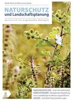 Naturschutz und Landschaftsplanung Cover
