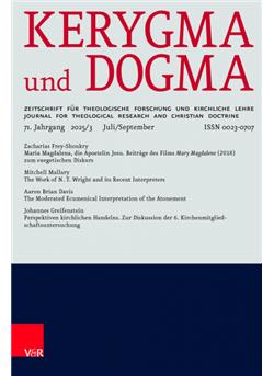 Kerygma und Dogma - Institutionen Cover