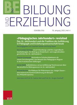 Bildung und Erziehung - Institutionen Cover