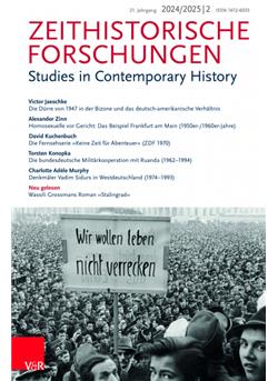 Zeithistorische Forschungen - Institutionen Cover