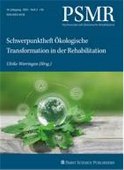Psychosoziale und medizinische Rehabilitation Cover