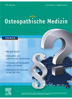 Osteopathische Medizin - Institutionen Cover