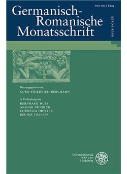 Germanisch-romanische Monatsschrift (GRM) - Institutionen Cover