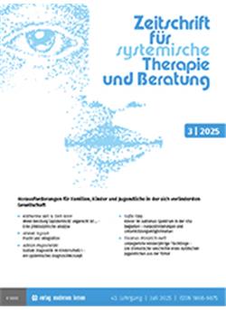 Zeitschrift für systemische Therapie und Beratung - Institutionen Cover