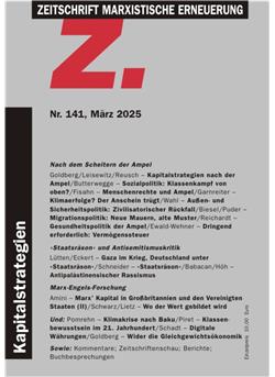 Z. Zeitschrift für marxistische Erneuerung Cover