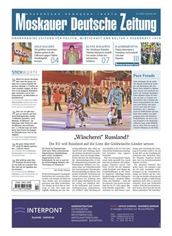 Moskauer Deutsche Zeitung - MDZ Cover