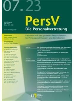 Die Personalvertretung - PersV Cover