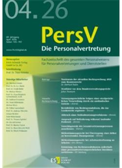 Personalvertretung - PersV Cover
