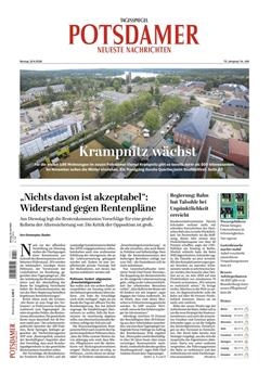 Potsdamer Neueste Nachrichten Cover