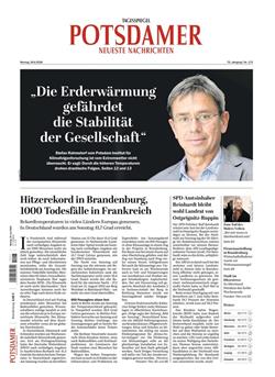 Potsdamer Neueste Nachrichten Cover