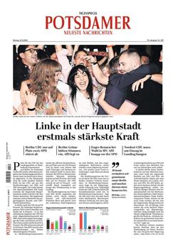 Potsdamer Neueste Nachrichten Cover