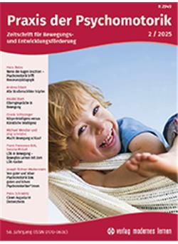 Praxis der Psychomotorik Cover