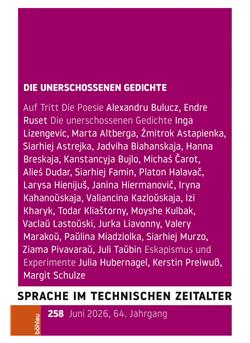 Sprache im technischen Zeitalter Spritz Cover