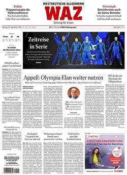 Westdeutsche Allgemeine WAZ E-Paper Cover