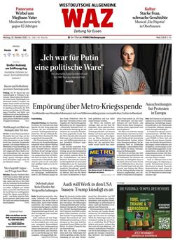 Westdeutsche Allgemeine WAZ Cover