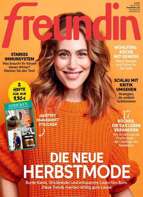 Das Cover der Zeitschrift Freundin