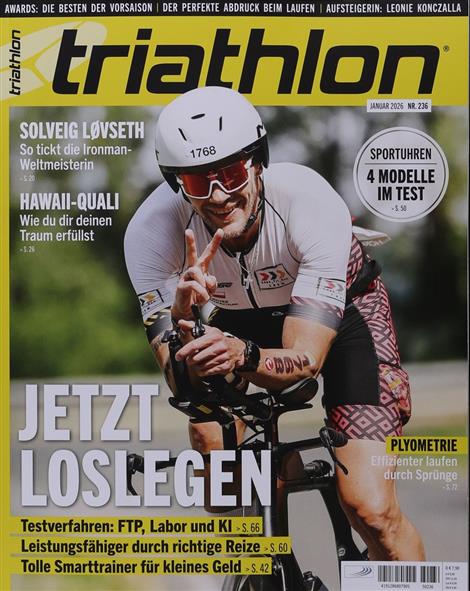 Triathlon-Einzelheft