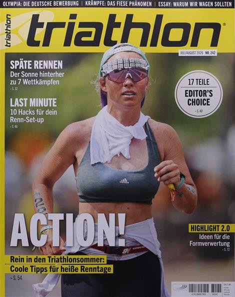 Triathlon-Einzelheft