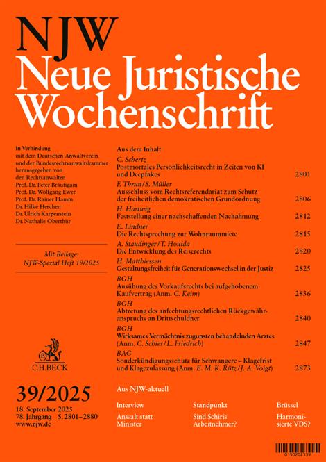Neue-Juristische-Wochenschrift-NJW-Abo