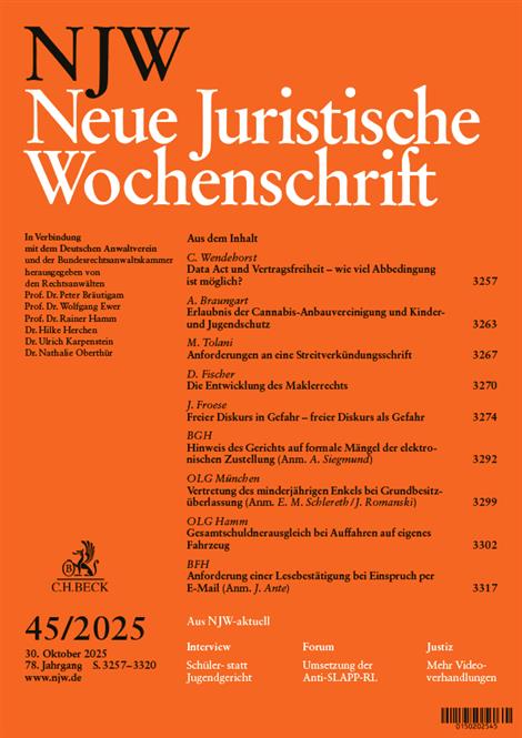 Neue-Juristische-Wochenschrift-NJW-Abo