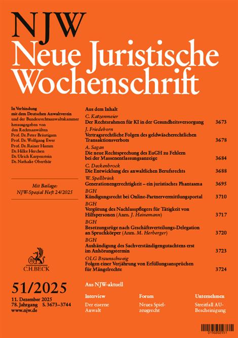 Neue-Juristische-Wochenschrift-NJW-Abo