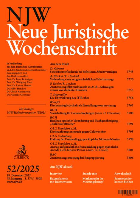 Neue-Juristische-Wochenschrift-NJW-Abo