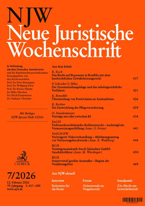 Neue-Juristische-Wochenschrift-NJW-Abo