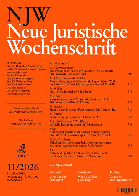 Neue-Juristische-Wochenschrift-NJW-Abo