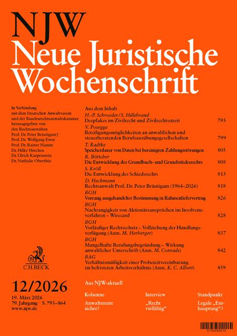 Neue-Juristische-Wochenschrift-NJW-Abo