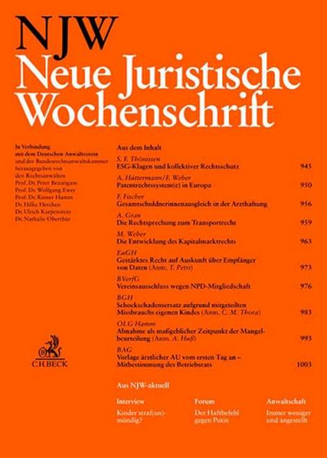 Neue-Juristische-Wochenschrift-NJW-Abo