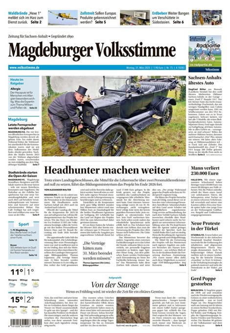 Magdeburger-Volksstimme-Abo