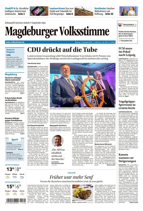 Magdeburger-Volksstimme-Abo