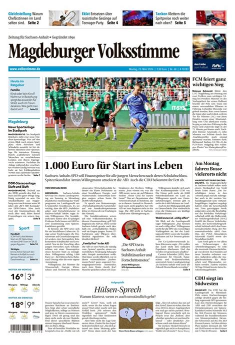 Magdeburger-Volksstimme-Abo