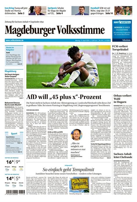 Magdeburger-Volksstimme-Abo