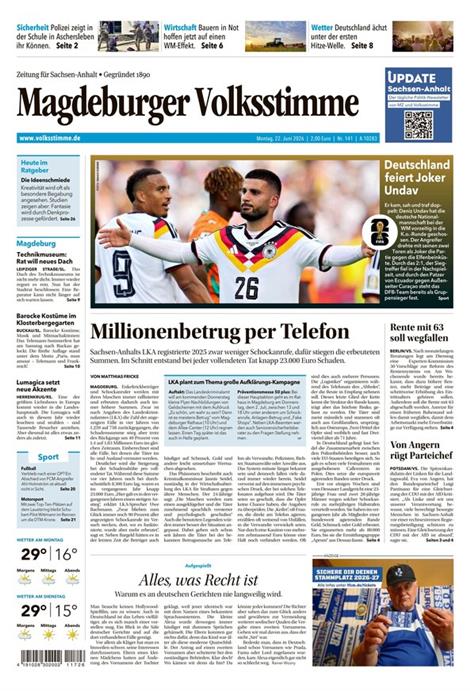 Magdeburger-Volksstimme-Abo