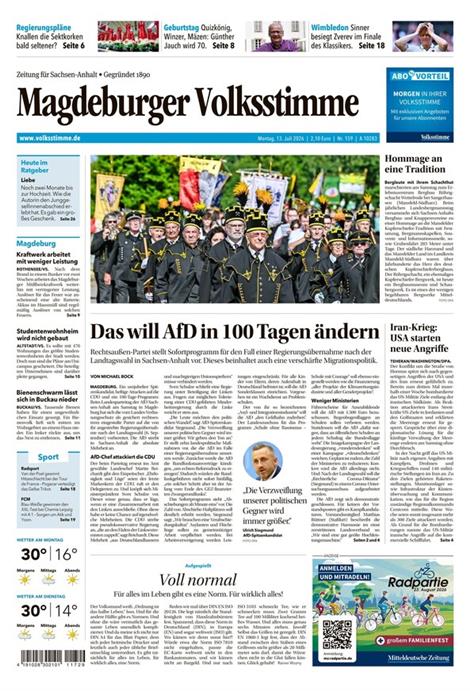 Magdeburger-Volksstimme-Abo