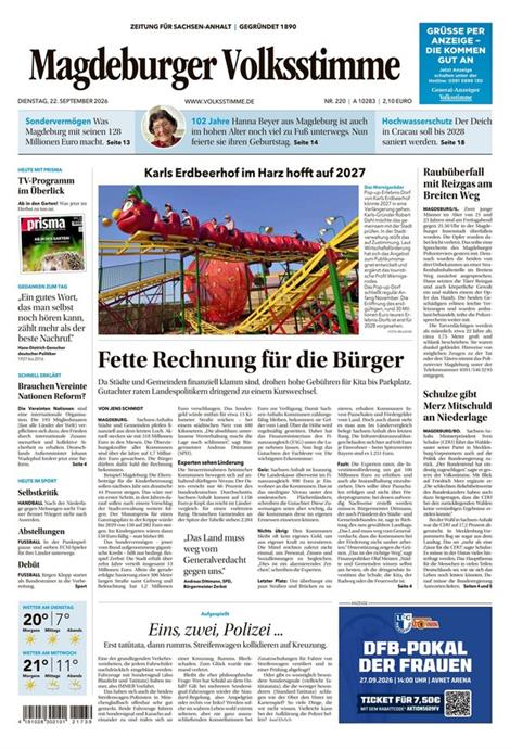 Magdeburger-Volksstimme-Abo