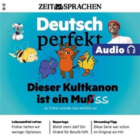 Deutsch-Perfekt-Audio-CD-Abo