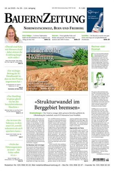 BauernZeitung-Nordwestschweiz-Abo